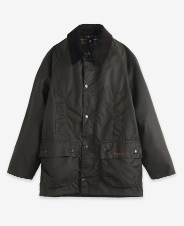 Veste huilée Beaufort enfant Barbour - OLIVE (2e image)