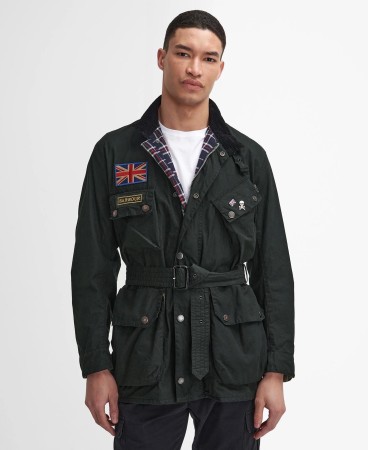 Veste huilée SMQ 60th Anniversary Barbour International - SAGE (2e image)