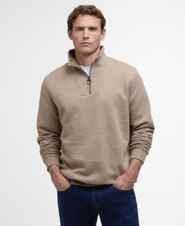 Sweatshirt col camionneur Nelson Barbour - STONE MARL (2e image)