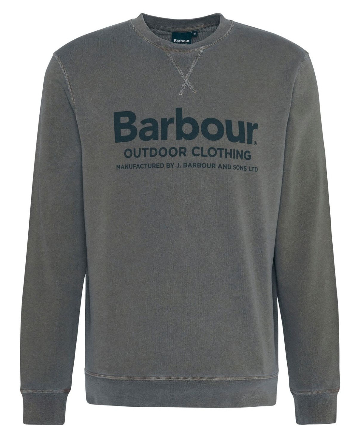 Pull sweatshirt homme larkhill barbour vert kaki light sage