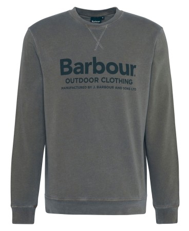 Pull sweatshirt homme larkhill barbour vert kaki light sage