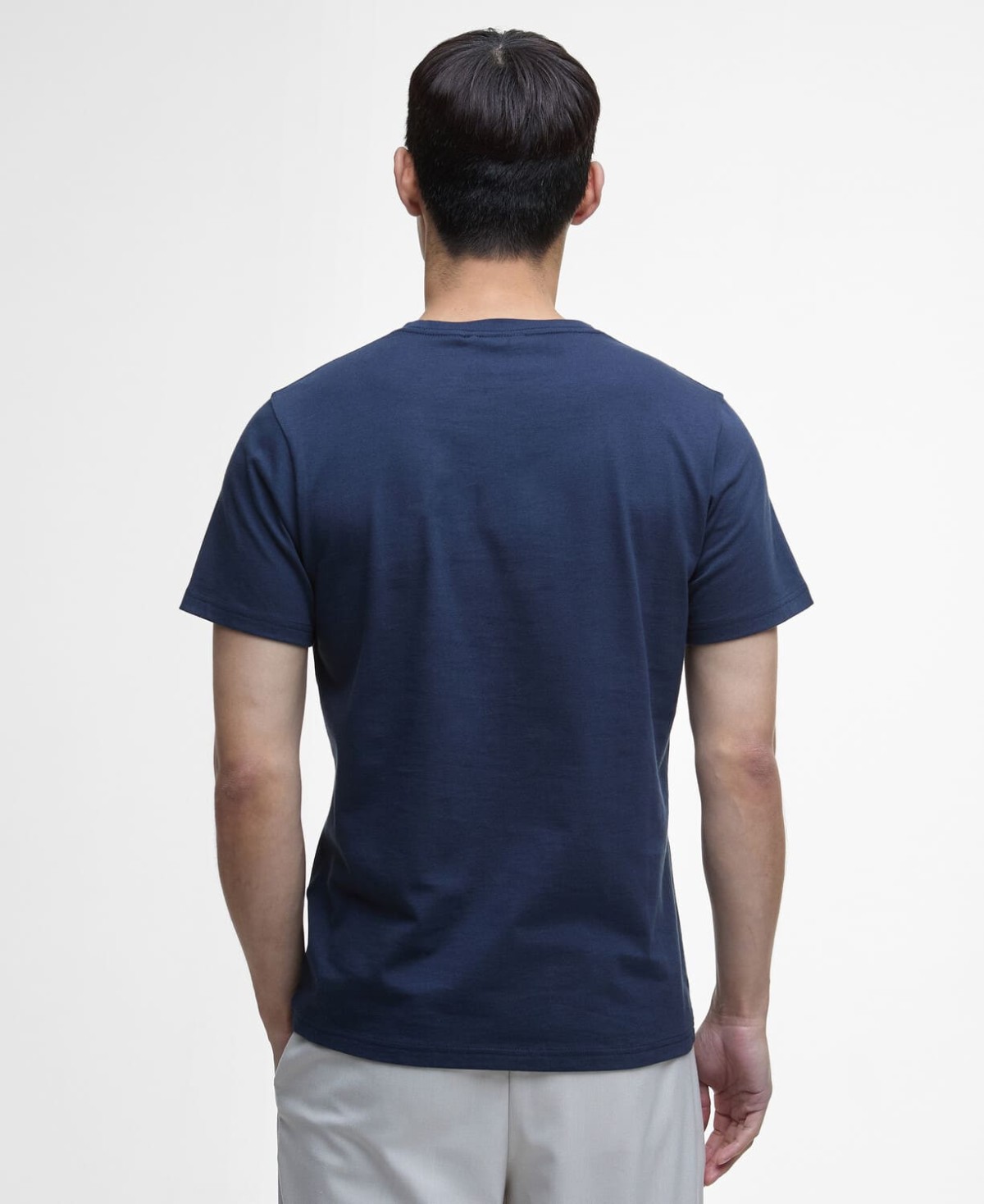 T-shirt homme track barbour international bleu marine navy