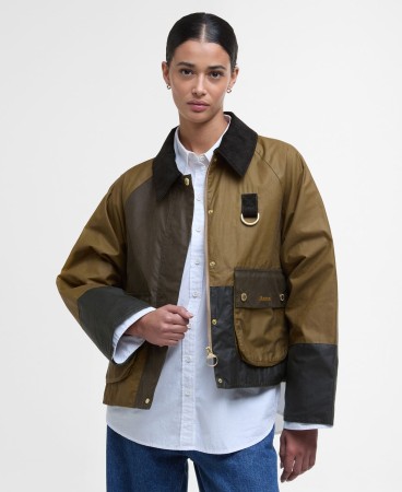 Veste huilée Alma Barbour - SAND/ARCHIVE OLIVE/BEECH/ (2e image)
