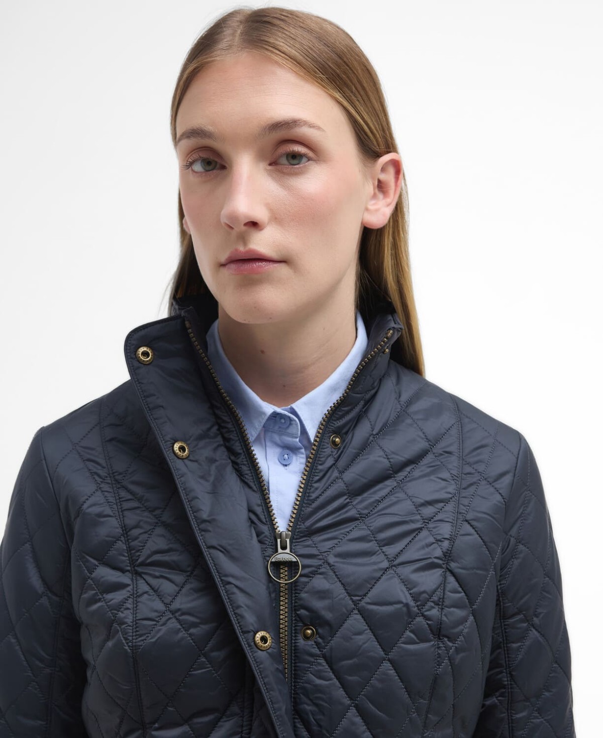 Veste matelassée femme cavalry barbour bleu marine navy