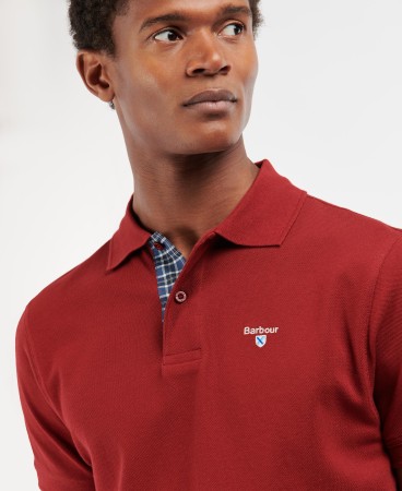 Polo Tartan Pique Barbour - WINE (2e image)