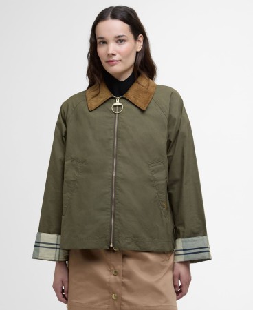 Veste déperlante Catlin Barbour - DUSKY GREEN/ANCIENT TARTA (2e image)