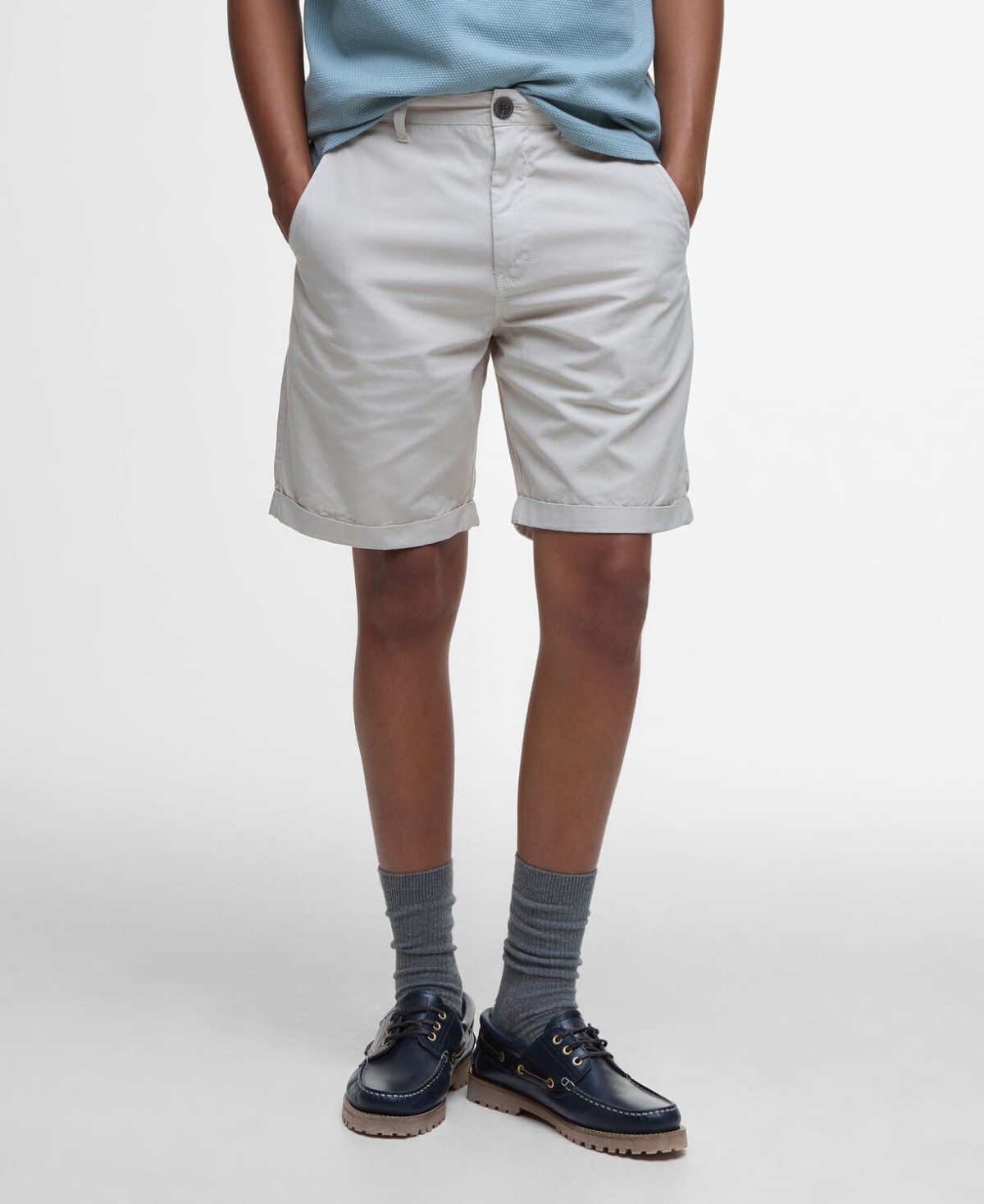 Short bermuda homme glendale barbour mist beige