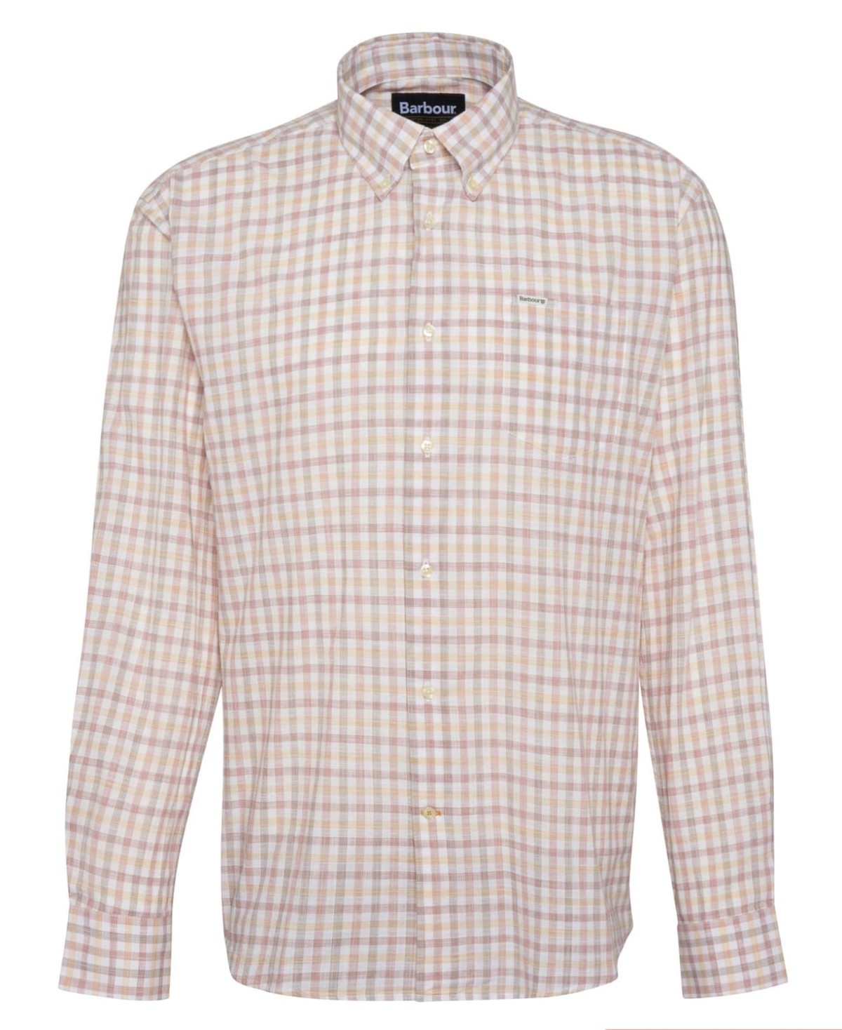 Chemise homme a carreaux vichy tattersall ravenfield barbour rust