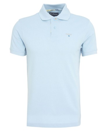 Polo Tartan Pique Barbour - NIAGARA MIST