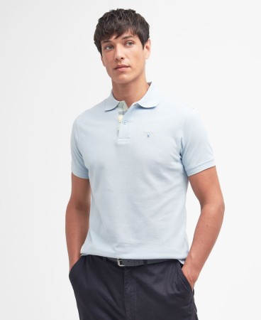 Polo Tartan Pique Barbour - NIAGARA MIST (2e image)
