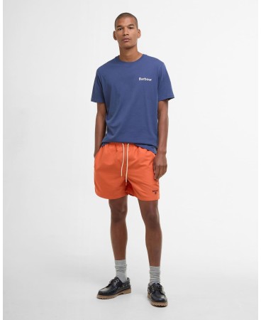 Short de bain Staple Logo 5" Barbour - HORIZON ORANGE (2e image)