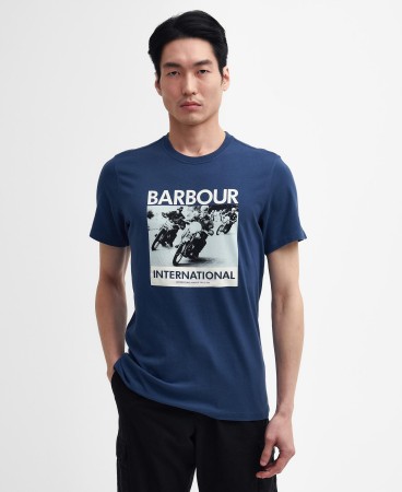 T-shirt Chisel Barbour International - WASHED COBALT (2e image)