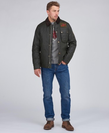 Veste huilée Workers Barbour International - SAGE (2e image)