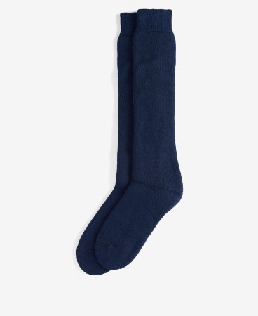 Chaussettes en laine Wellington Knee homme Barbour - NAVY (2e image)