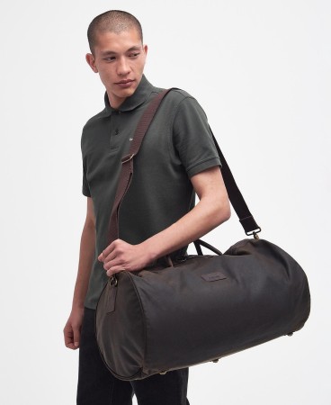Sac de voyage Wax Holdall Barbour - OLIVE (2e image)