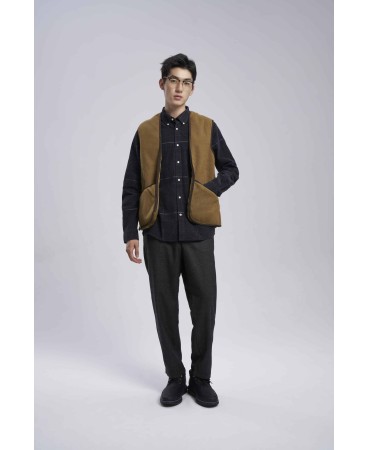 Doublure homme Warm Pile Waiscoat Barbour - BROWN (2e image)