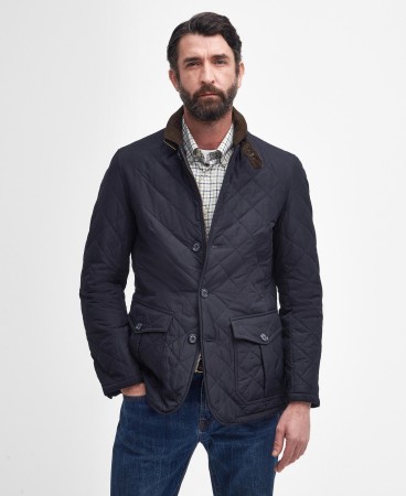 Veste matelassée Quilted Lutz Barbour - NAVY (2e image)