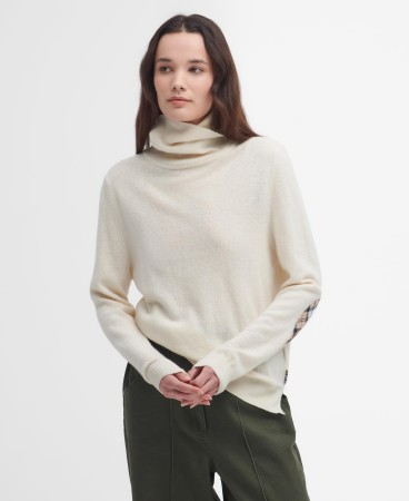 Pull col roulé Pendle Barbour - ECRU/HESSIAN TARTAN (2e image)