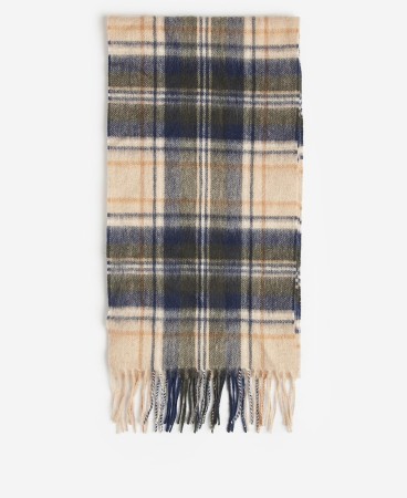 Echarpe en laine d'agneau Barbour - SAND BEIGE PLAID (2e image)