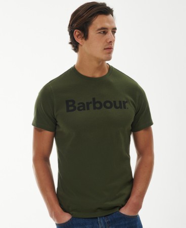 T-shirt Logo Barbour - OLIVE (2e image)