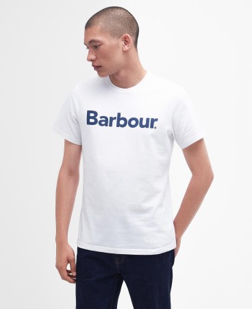 T-shirt Logo Barbour - WHISPER WHITE (2e image)