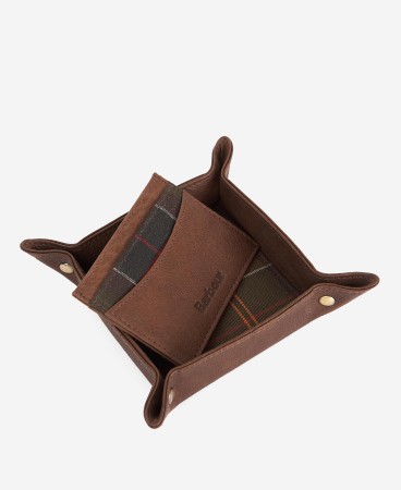 Vide-poche et porte-cartes Barbour - CLASSIC TARTAN/BROWN (2e image)