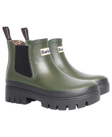 Bottines Halton Barbour - OLIVE/BLACK (2e image)
